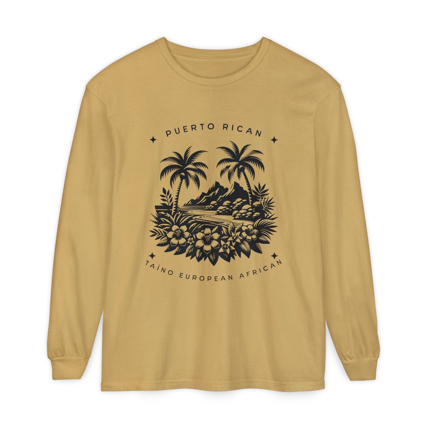 "Mi Corazón Boricua" Long Sleeve T-Shirt