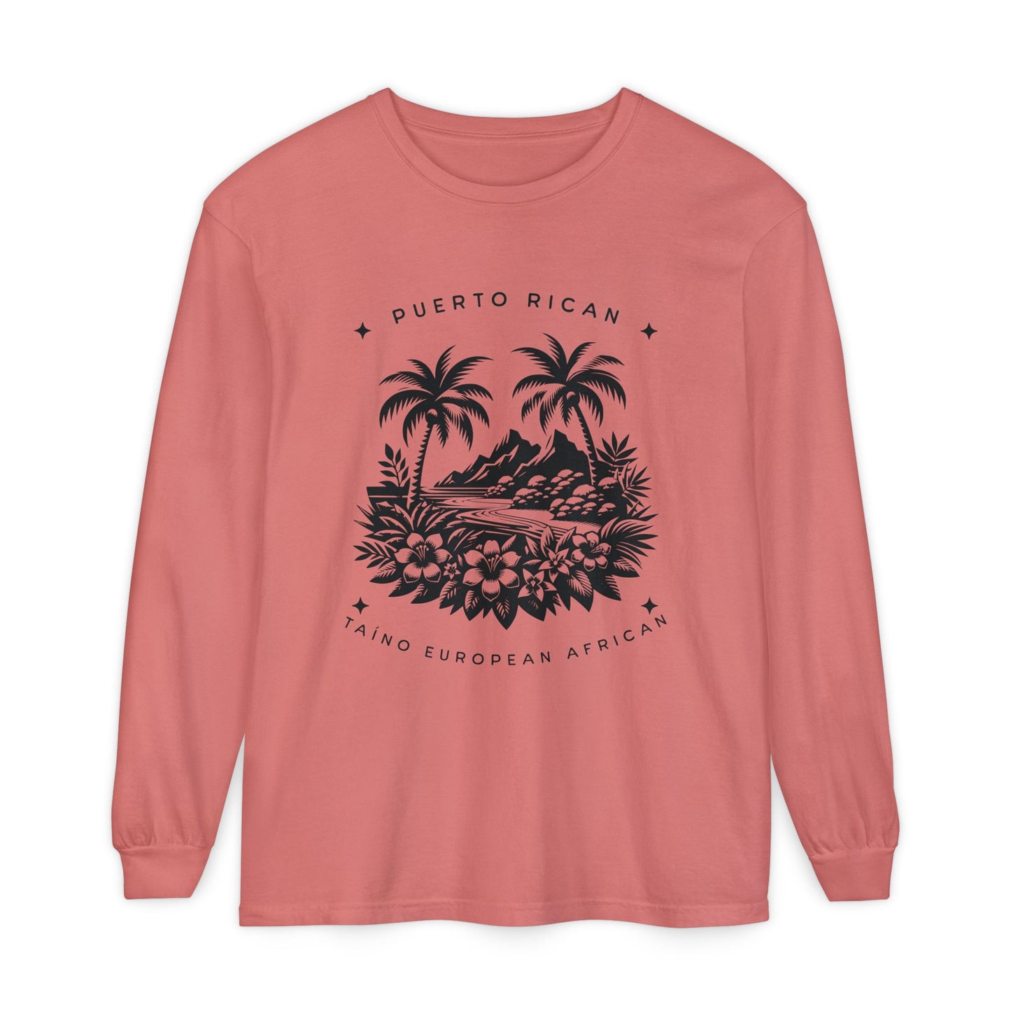 "Mi Corazón Boricua" Long Sleeve T-Shirt