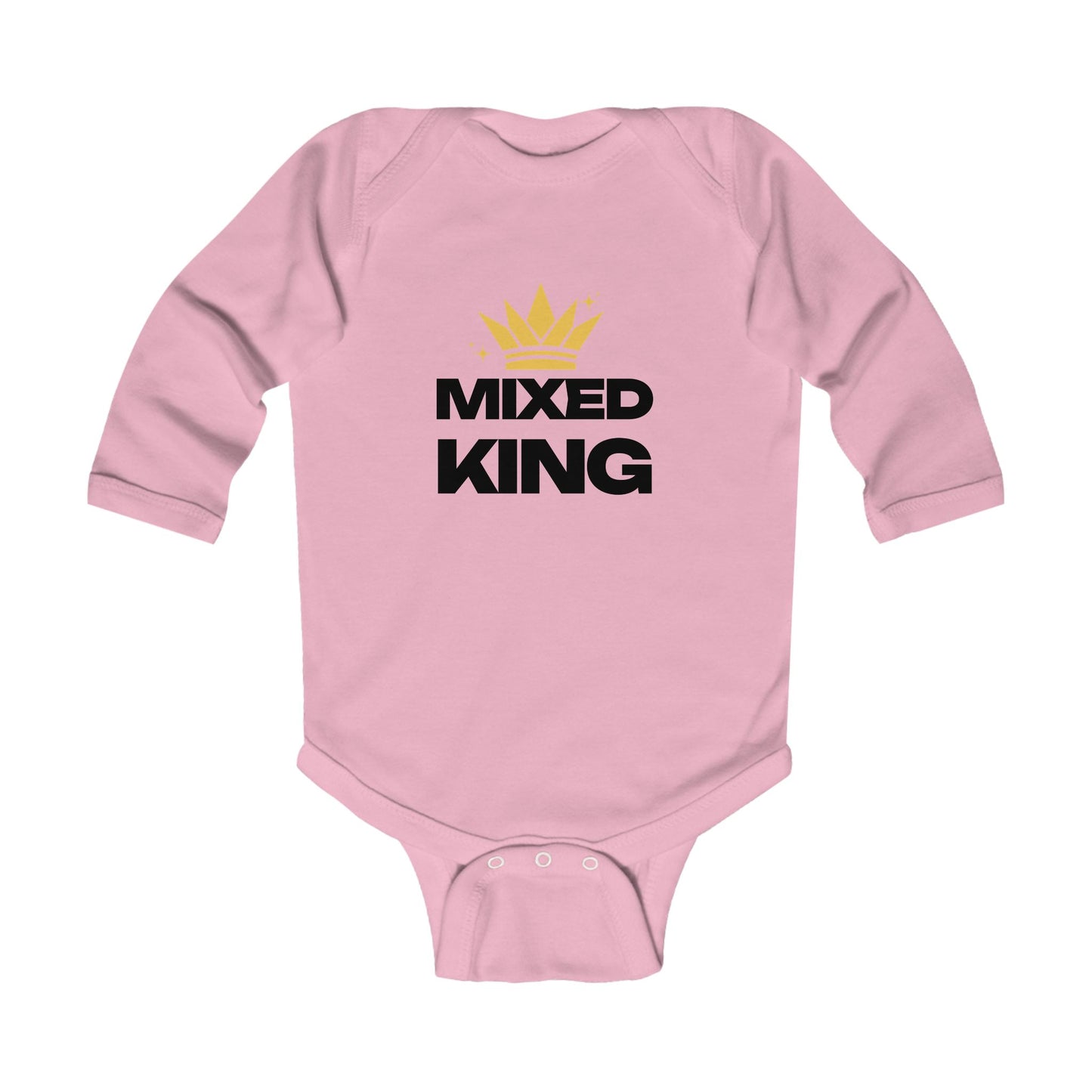 Mixed King: Little Royalty Infant Long Sleeve Bodysuit