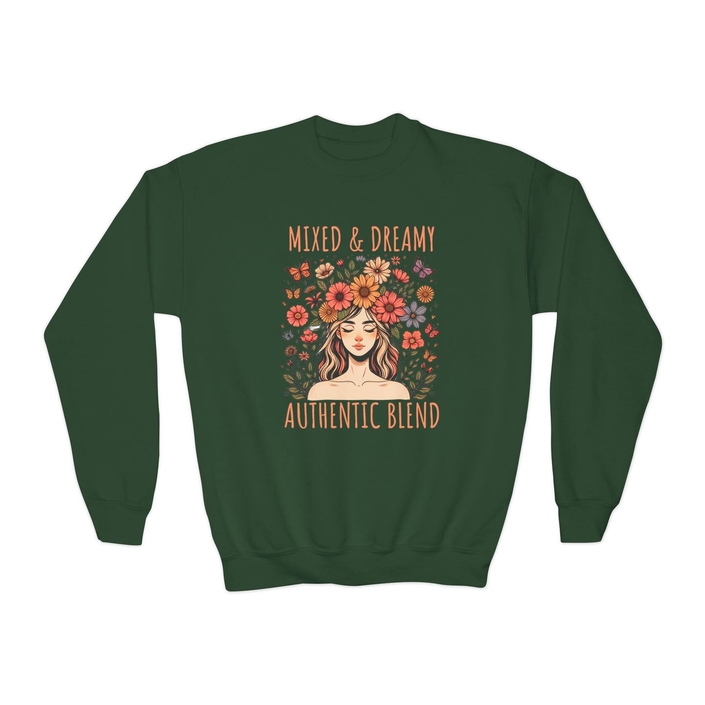 Mixed & Dreamy - Youth Crewneck Sweatshirt