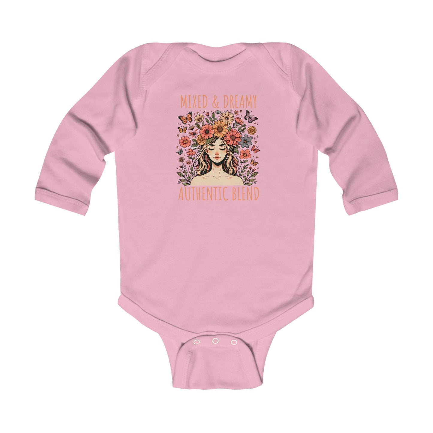 Mixed & Dreamy - Infant Long Sleeve Bodysuit