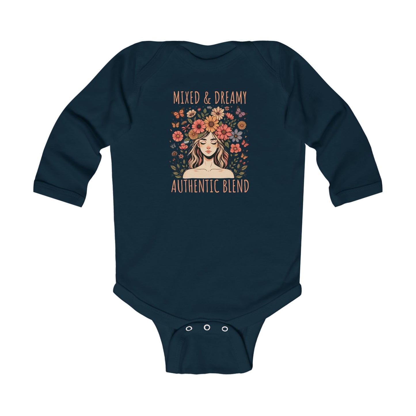 Mixed & Dreamy - Infant Long Sleeve Bodysuit