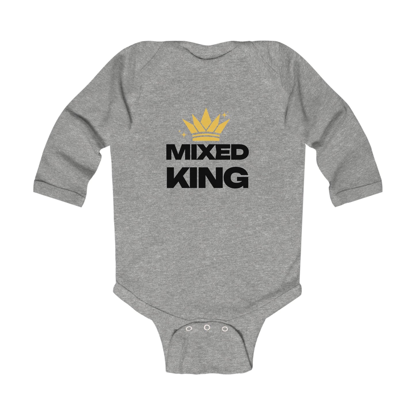 Mixed King: Little Royalty Infant Long Sleeve Bodysuit